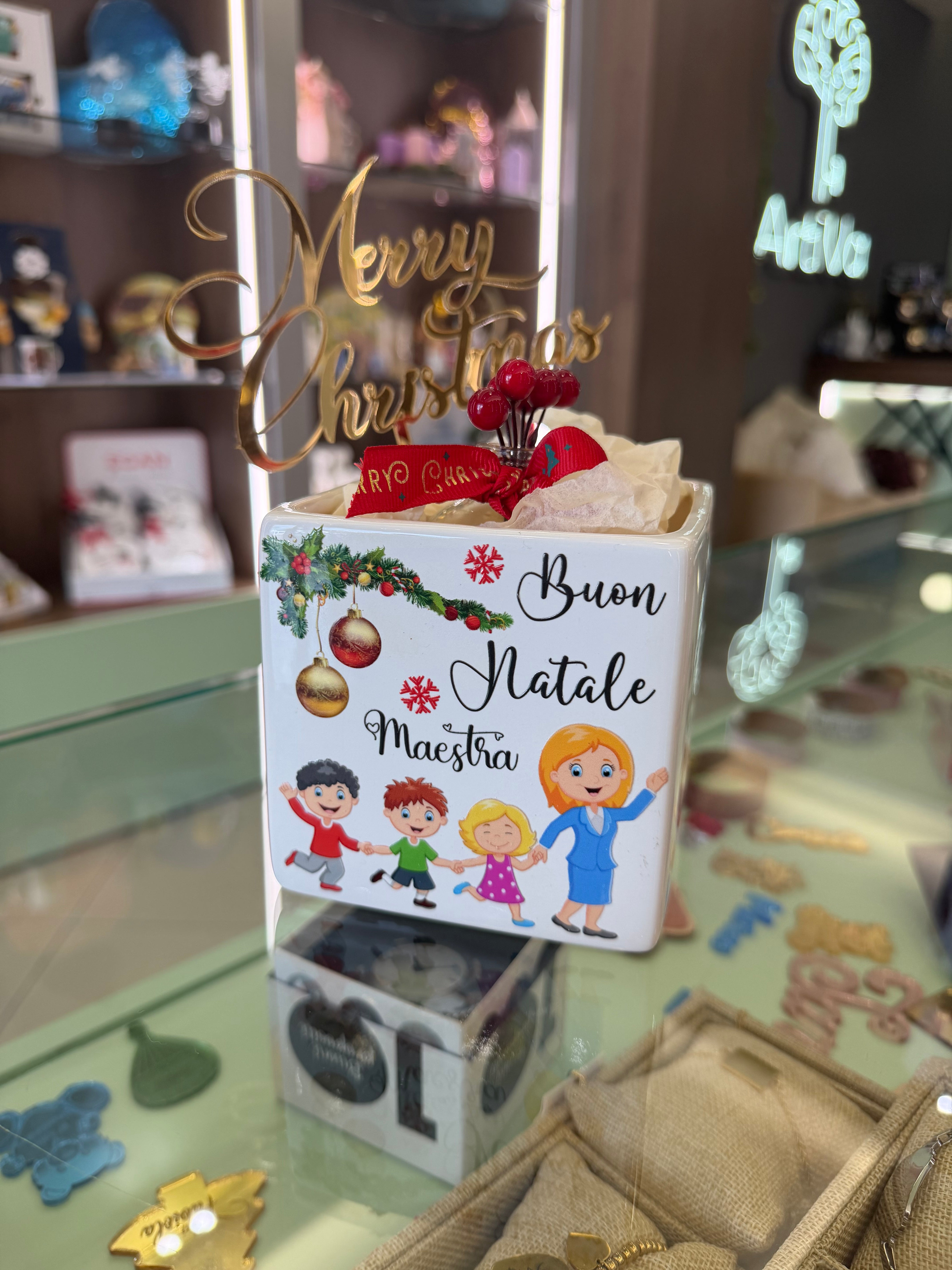 Vasi in ceramica natalizi