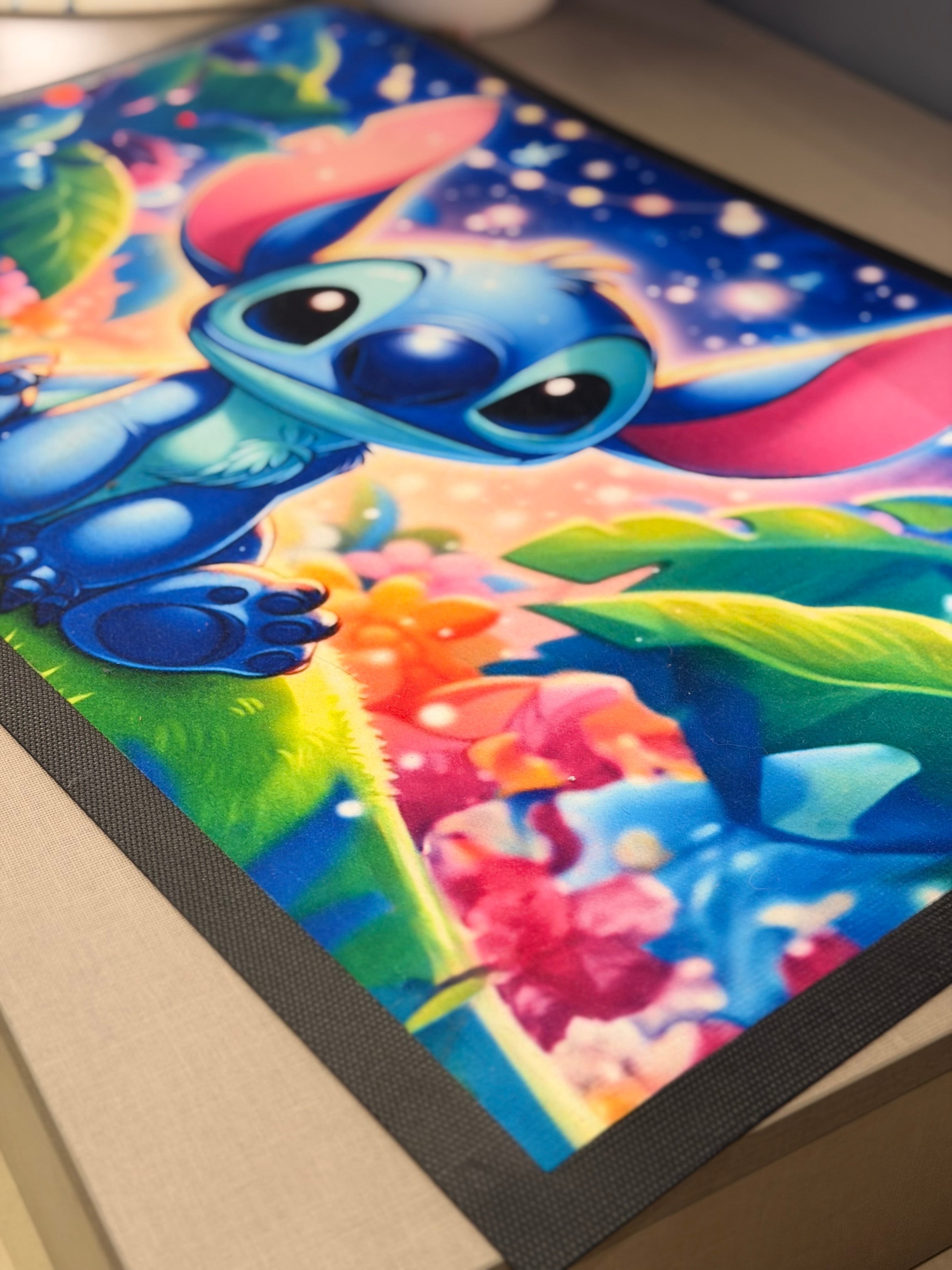 Zerbino con bordo in gomma