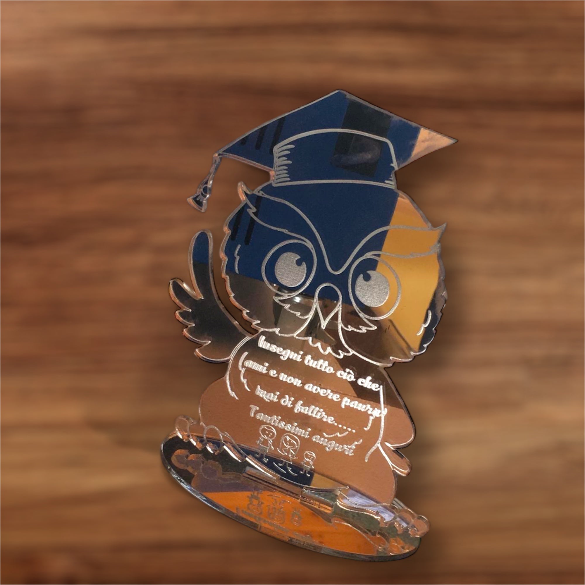 Targhe d’appoggio in plexiglas